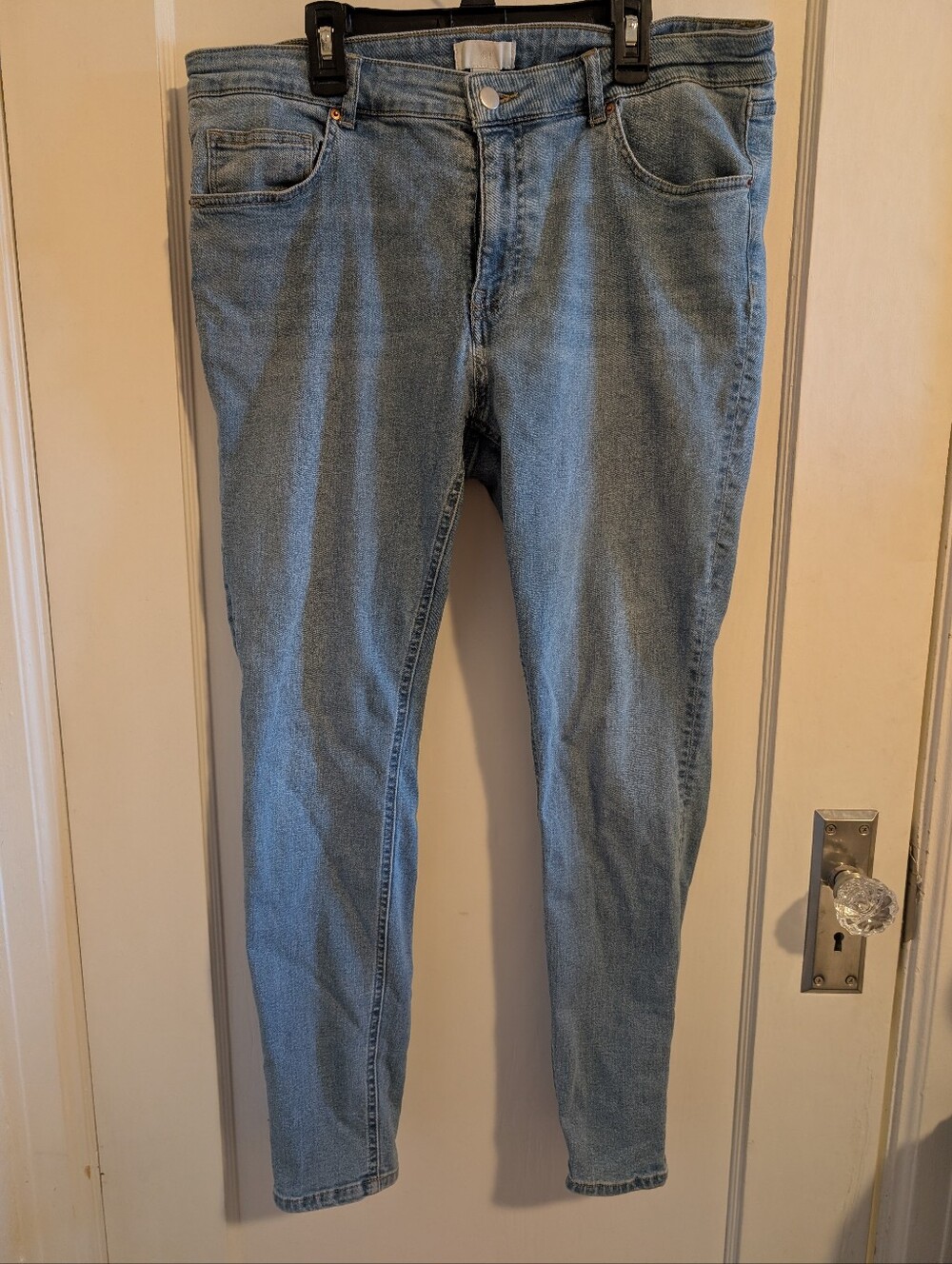 H&M Women's Light Blue Women's Stretch Denim Jeans Size 16